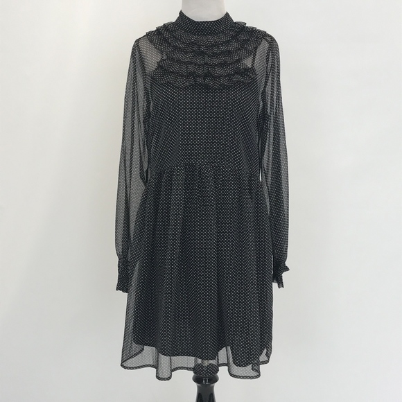 Who What Wear polka dot print dress - Picture 3 of 8